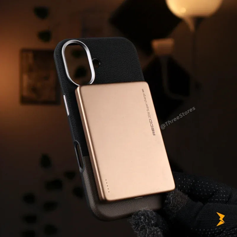 EWN Leather Magsafe Case iPhone 17 - Three