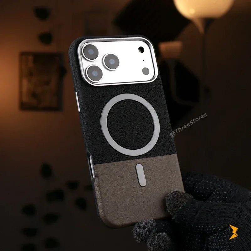 EWN Leather Magsafe Case iPhone 17 Pro Max - Three
