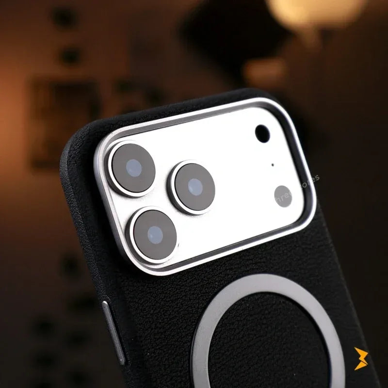 EWN Leather Magsafe Case iPhone 17 Pro Max - Three