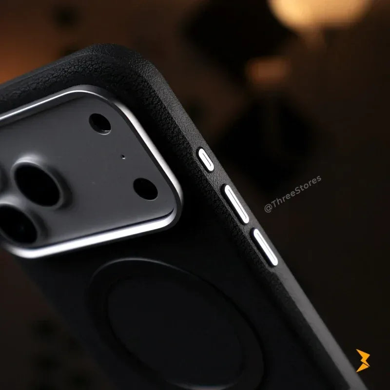 EWN Leather Magsafe Case iPhone 17 Pro Max - Three