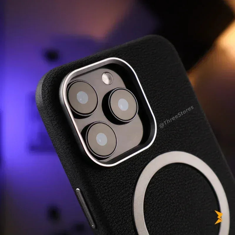 EWN Leather Magsafe Case iPhone 16 Pro Max - Three