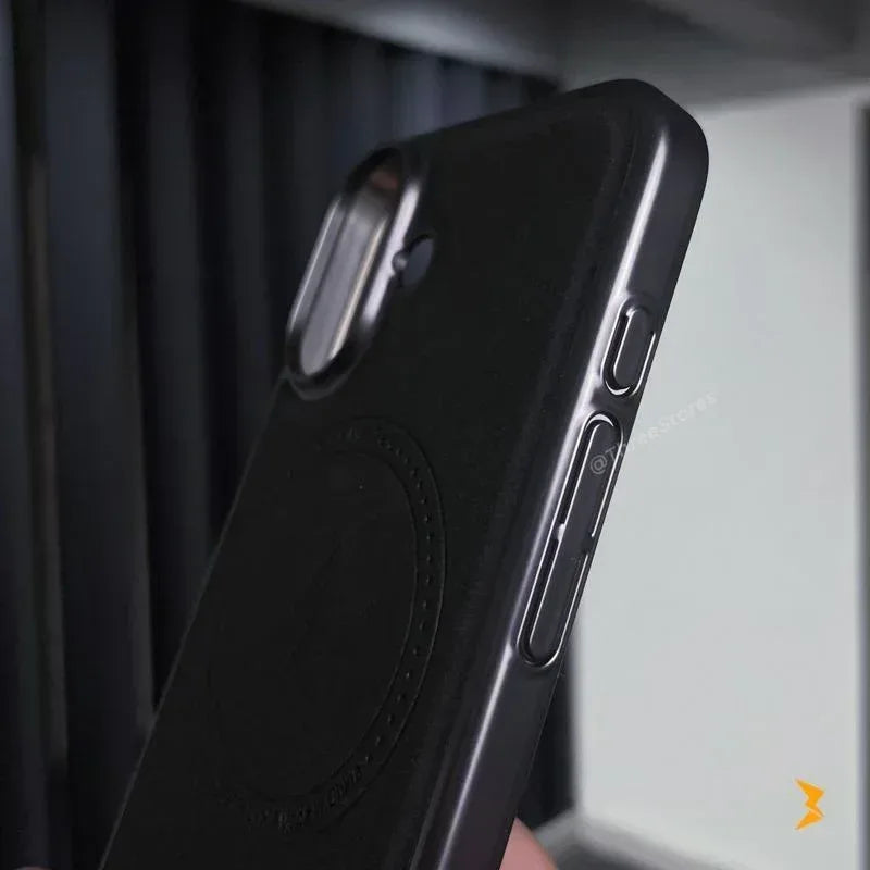 Electricity Magsafe Leather Case iPhone 16 - Three