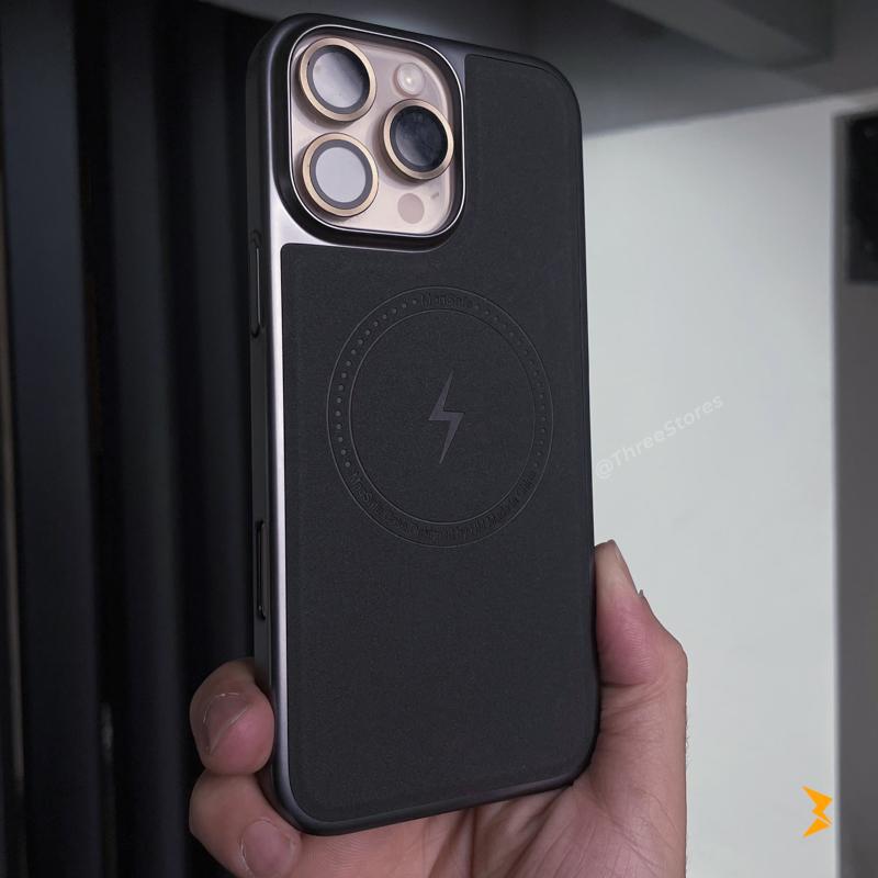 Electricity Magsafe Leather Case iPhone 16 Pro Max