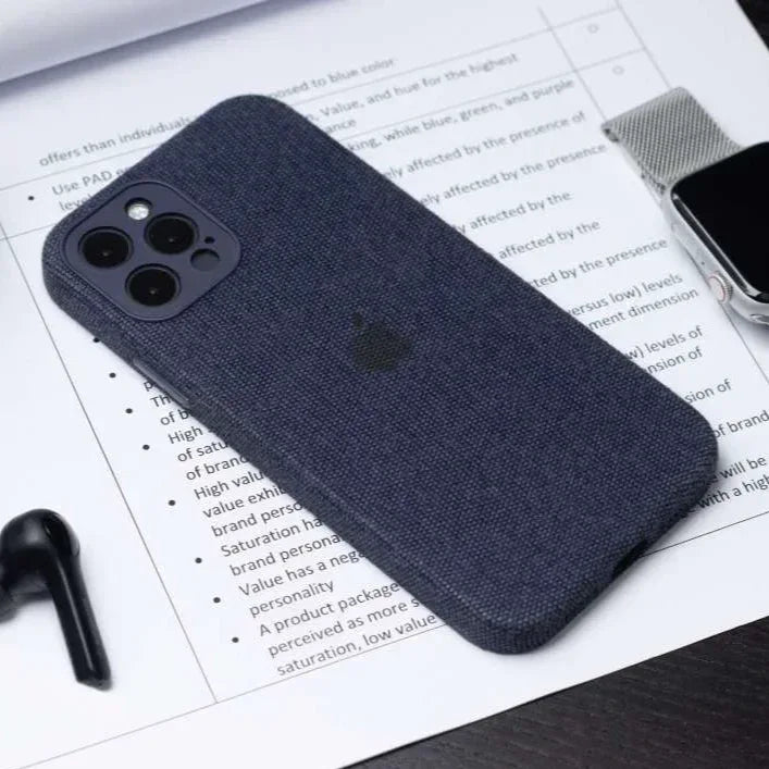 Fabric Camera Protection Case iPhone 12 Pro - Three