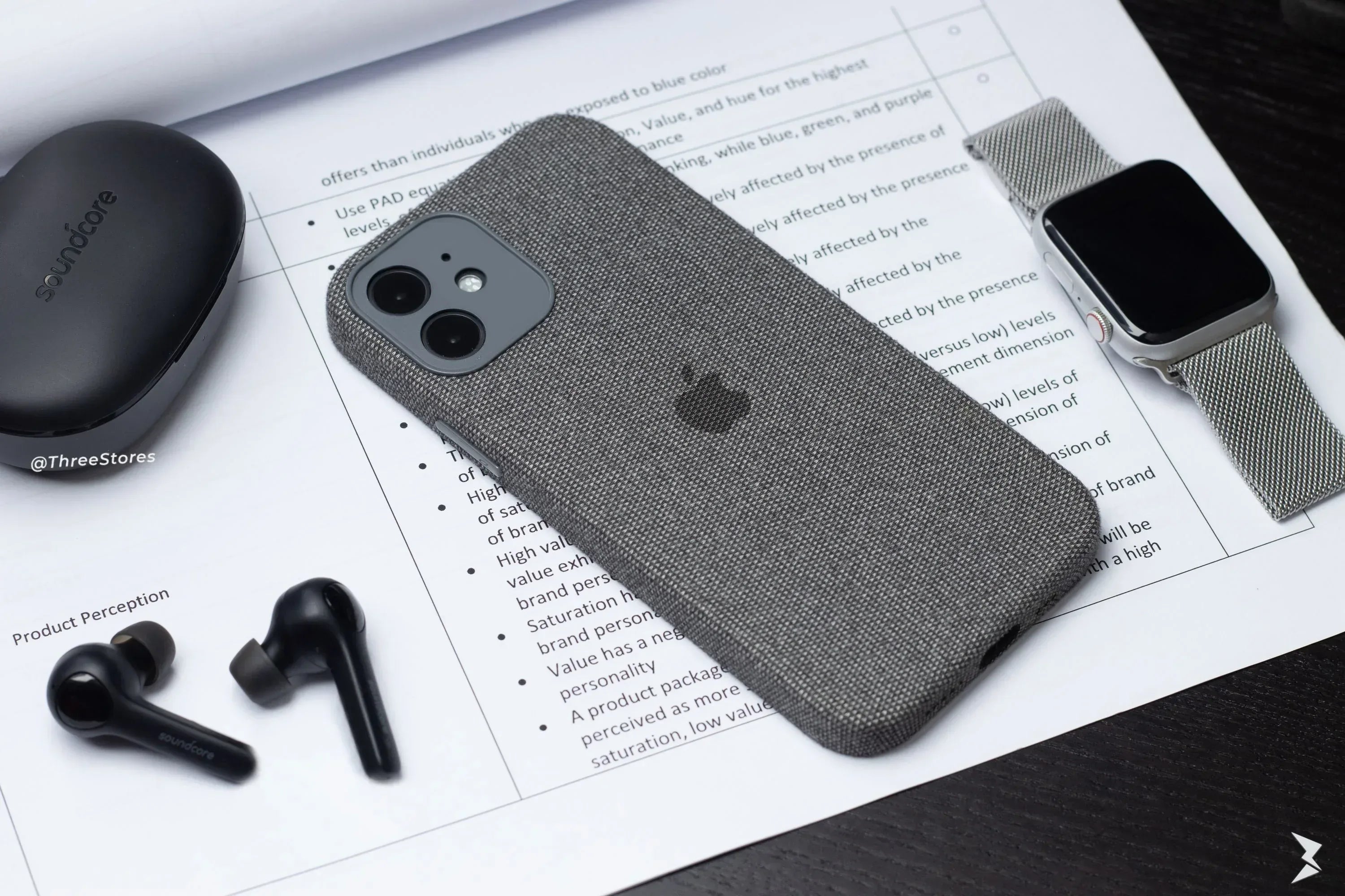Fabric Camera Protection Case iPhone 12 - Three