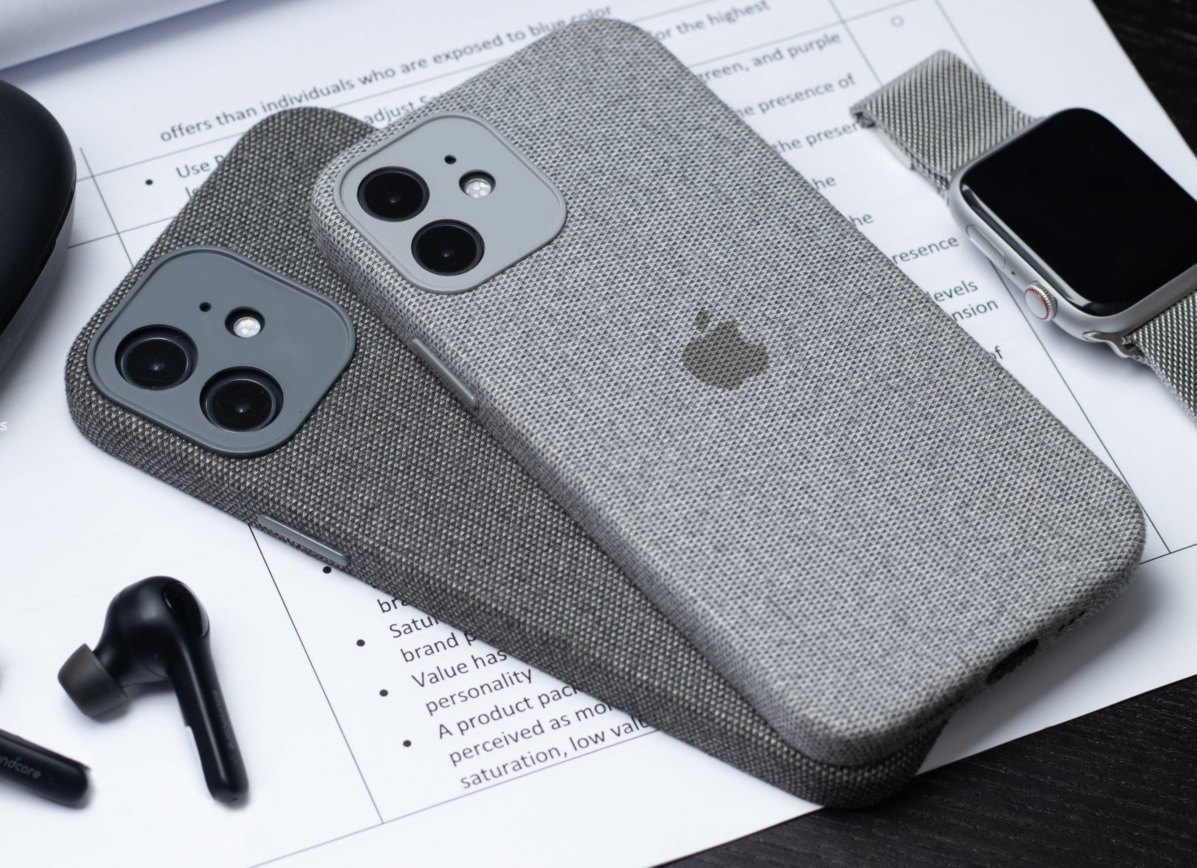 Fabric Camera Protection Case iPhone 12
