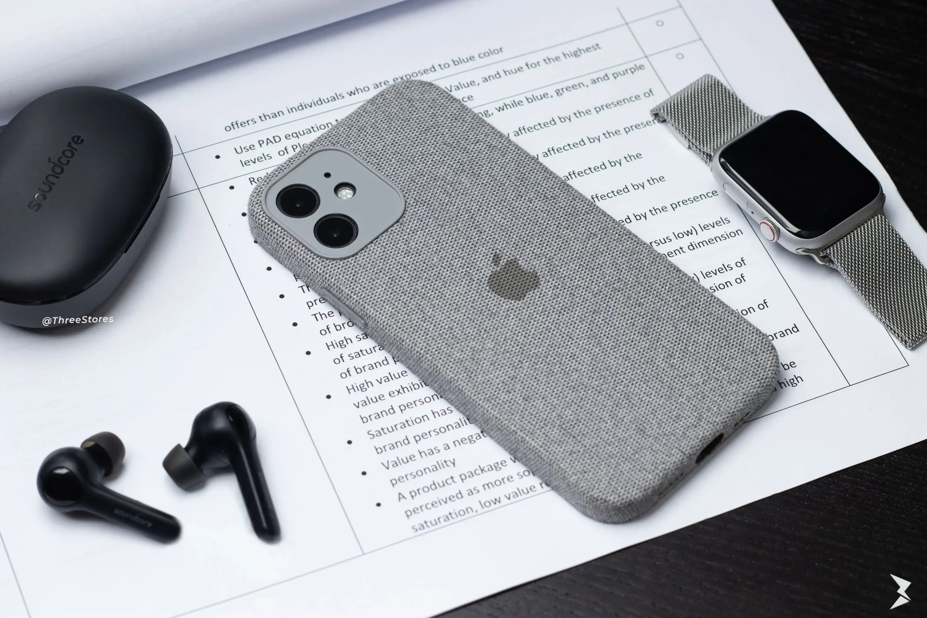Fabric Camera Protection Case iPhone 11 - Three