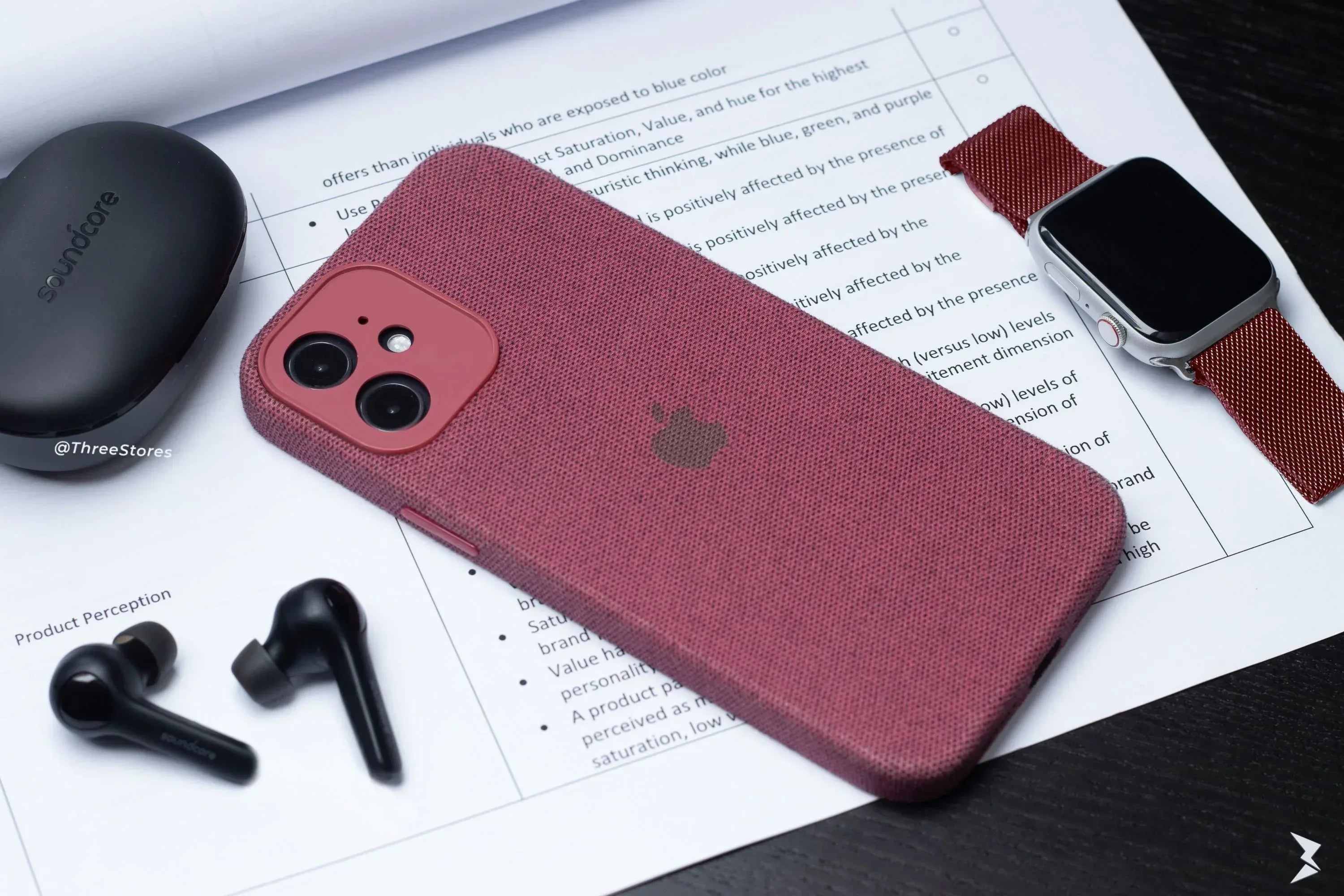 Fabric Camera Protection Case iPhone 11 - Three