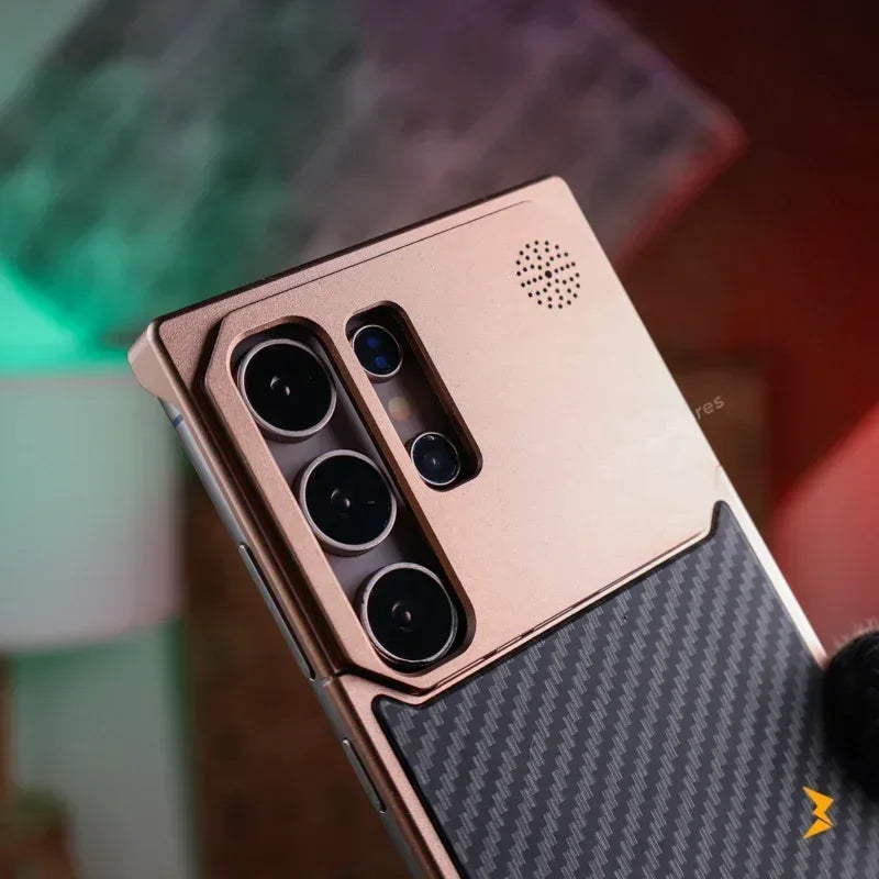 Fanshi Carbon Back Magsafe Case Samsung S24 Ultra - Three