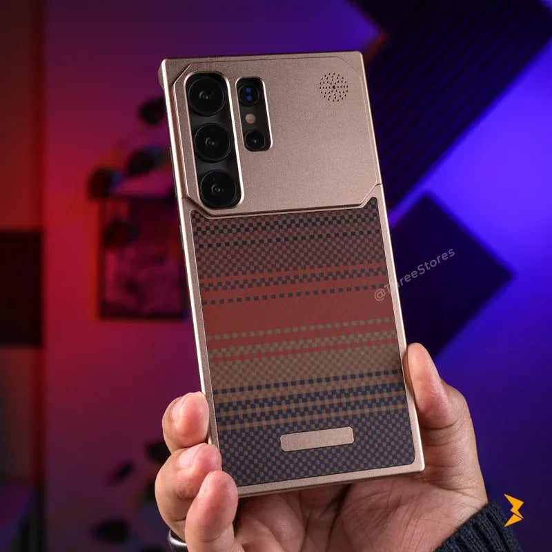 Fanshi Carbon Back Magsafe Case Samsung S24 Ultra - Three