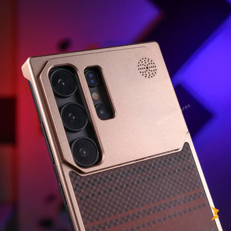 Fanshi Carbon Back Magsafe Case Samsung S24 Ultra - Three