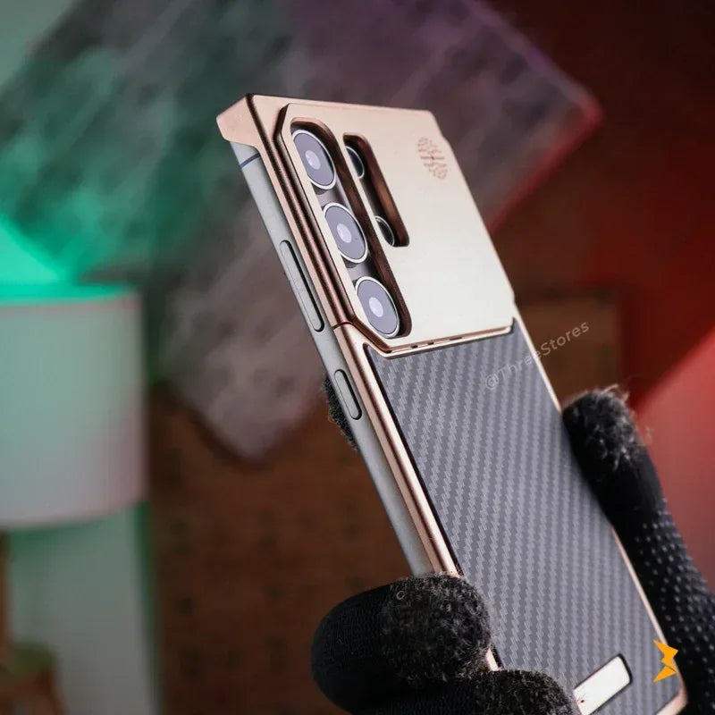 Fanshi Carbon Back Magsafe Case Samsung S24 Ultra - Three