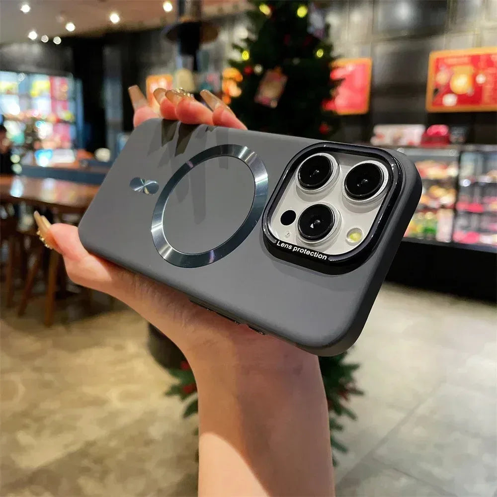 Fashion MagSafe Matte Case iPhone 15 Pro Max - Three