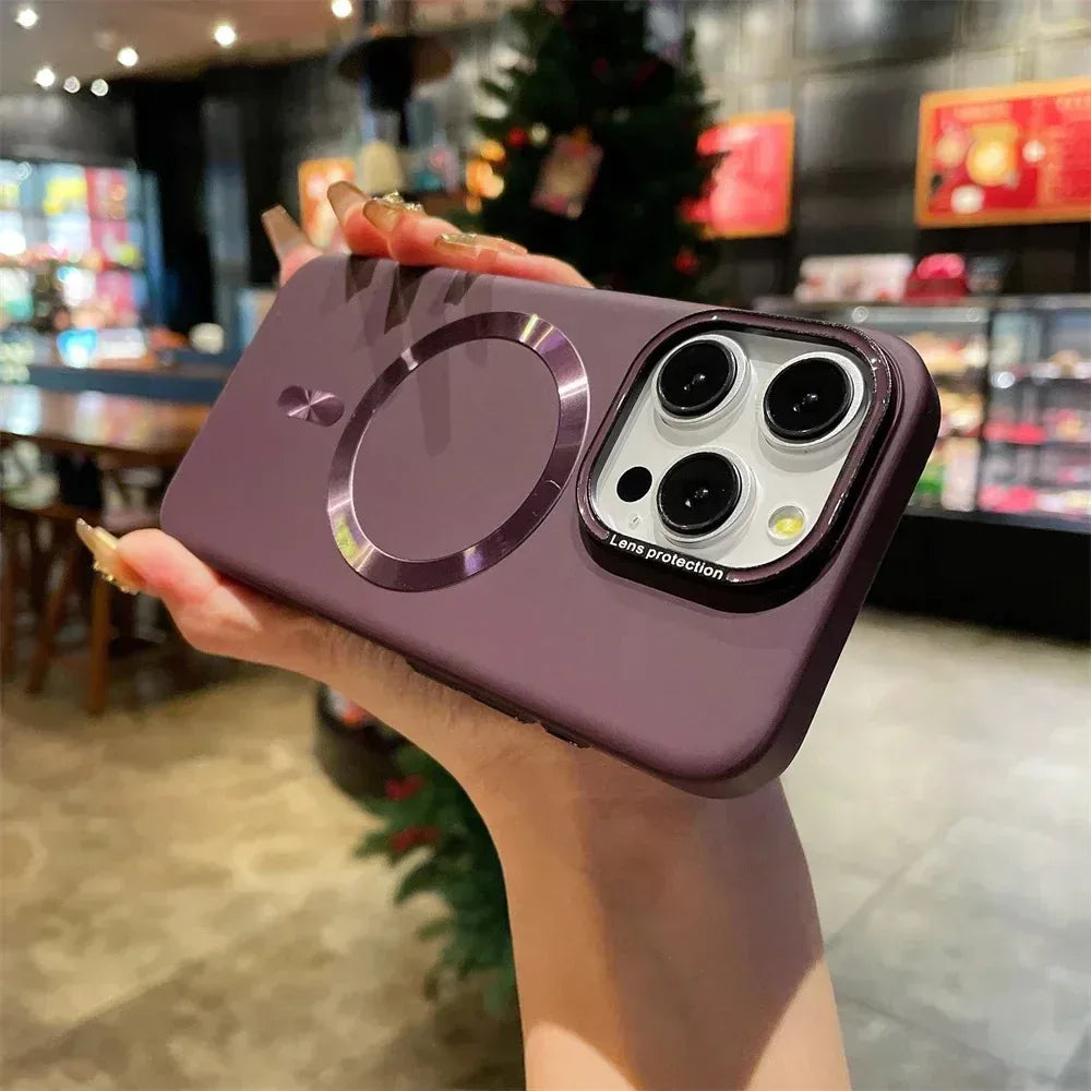 Fashion MagSafe Matte Case iPhone 15 Pro - Three