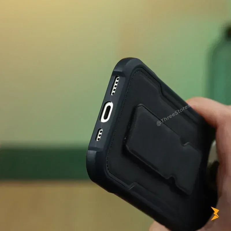Firm Slim Stand Holder Case iPhone 15 - Three