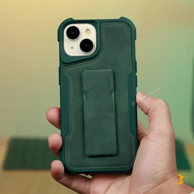 Firm Slim Stand Holder Case iPhone 15 - Three