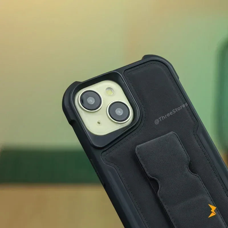 Firm Slim Stand Holder Case iPhone 15 - Three