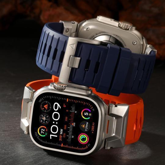 Fluoro Rubber Band For Apple Watch - Three