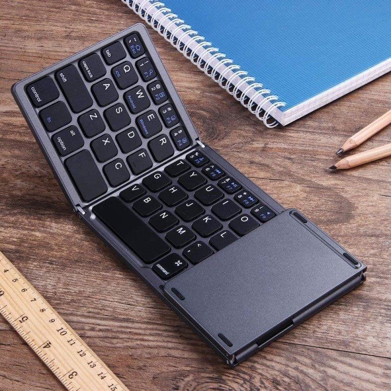 Mini Wireless Keyboard With Touchpad B033 - Three