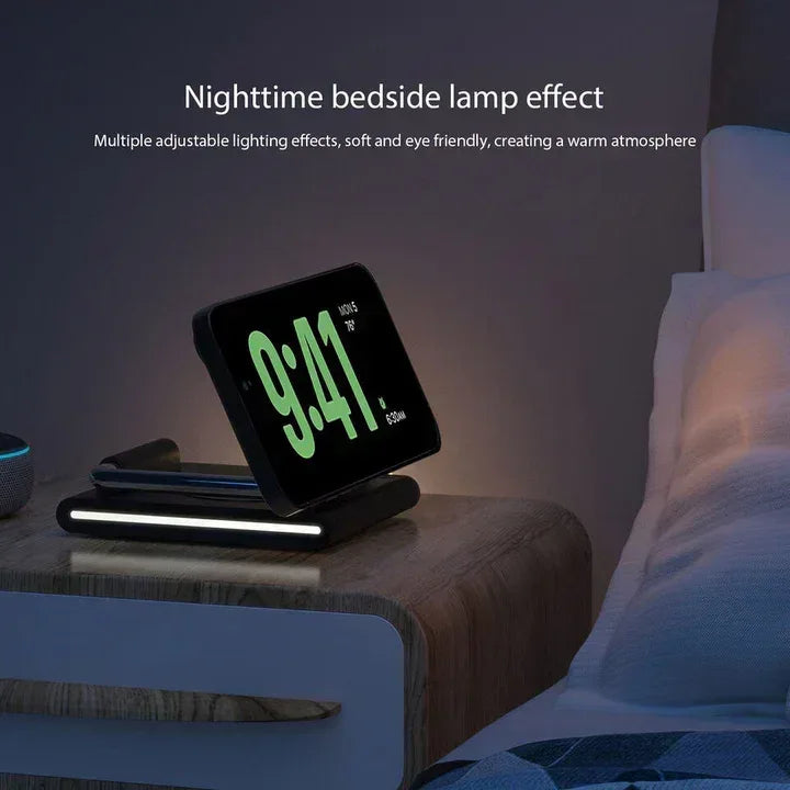 Foldable Stand 3 in 1 Wireless Charger - Three