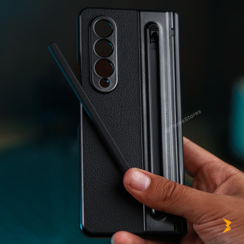 Foldino Leather Case with Pen Samsung Z Fold 6