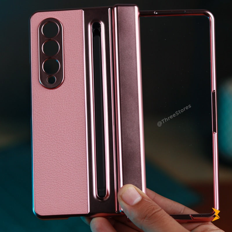 Foldino Leather Case with Pen Samsung Z Fold 5