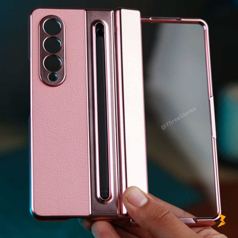 Foldino Leather Case with Pen Samsung Z Fold 5