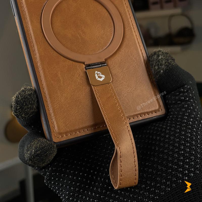 Folio Leather Case Samsung S25 Ultra