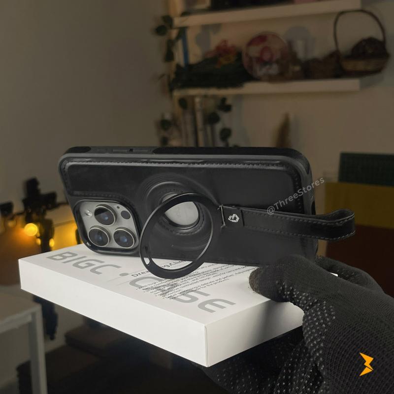 Folio Leather Case iPhone 15 Pro Max