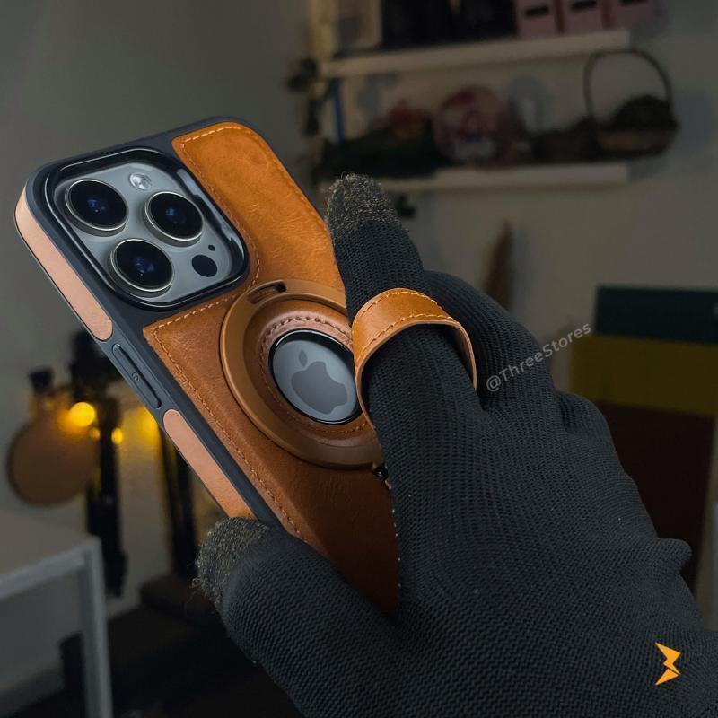 Folio Leather Case iPhone 16 Pro Max - Three