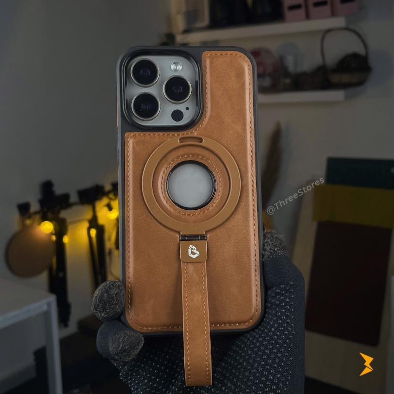 Folio Leather Case iPhone 15 Pro Max