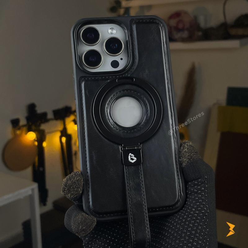 Folio Leather Case iPhone 16 Pro Max - Three