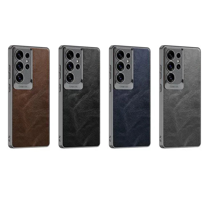 Forge Leather Camera Protection Case Samsung S25 Ultra - Three