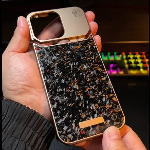 Forged Gems Metal Case iPhone 16 Pro Max - Three