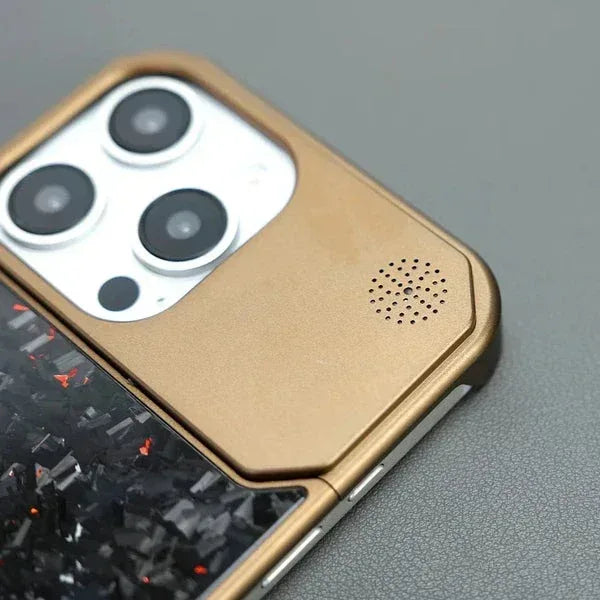 Forged Gems Metal Case iPhone 16 Pro Max - Three