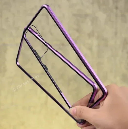 Full Body Metal Camera Protection Case Samsung A52 - Three