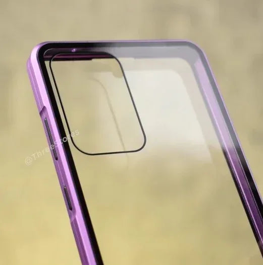 Full Body Metal Camera Protection Case Samsung A52 - Three