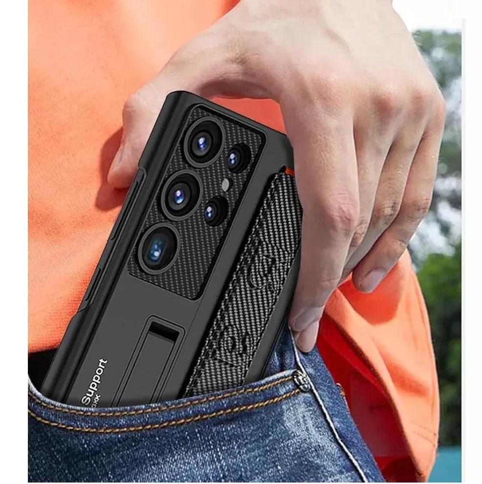 GKK Wristband Case with Holder Samsung S24 Ultra - Three