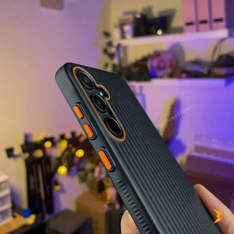 Geometric Stripes Case Samsung A54 - Three