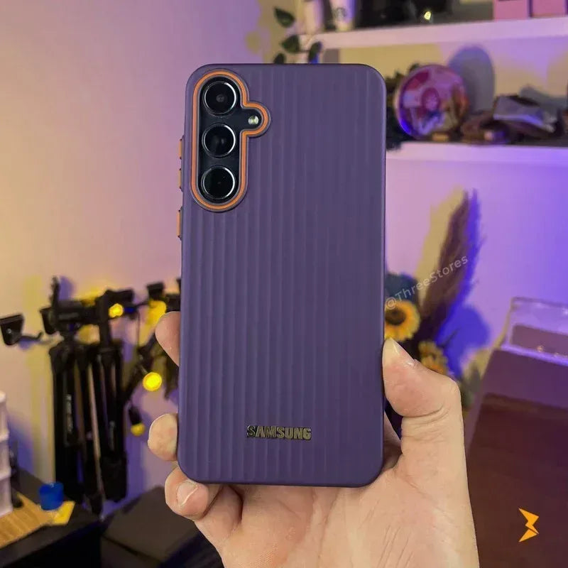 Geometric Stripes Case Samsung A54 - Three