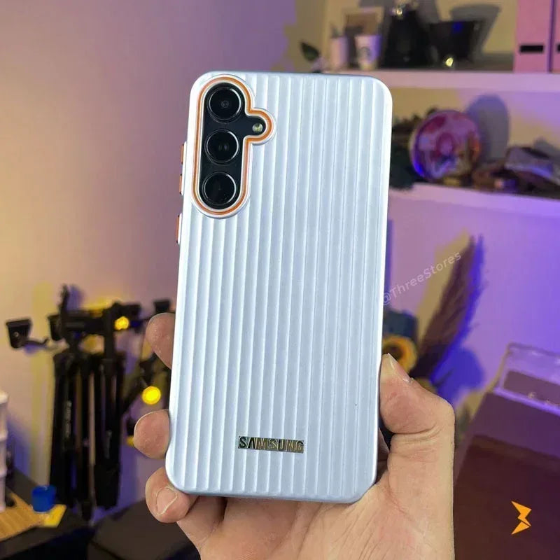 Geometric Stripes Case Samsung A54 - Three