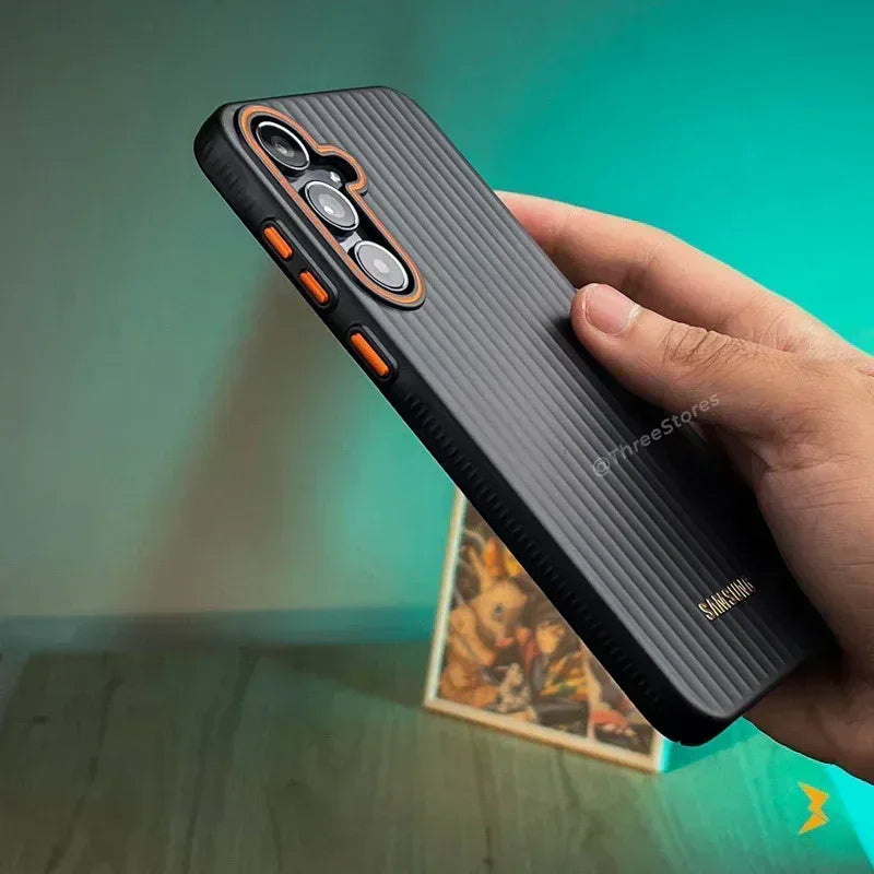 Geometric Stripes Case Samsung A54 - Three