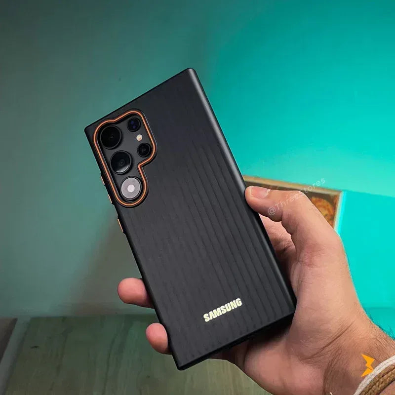 Geometric Stripes Case Samsung S25 Ultra - Three