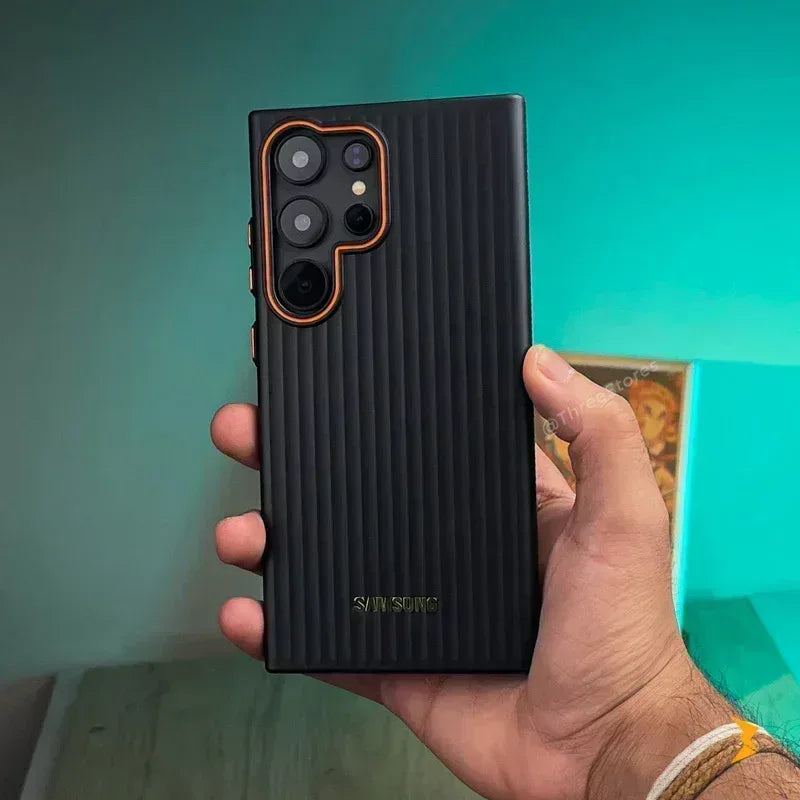 Geometric Stripes Case Samsung S25 Ultra - Three