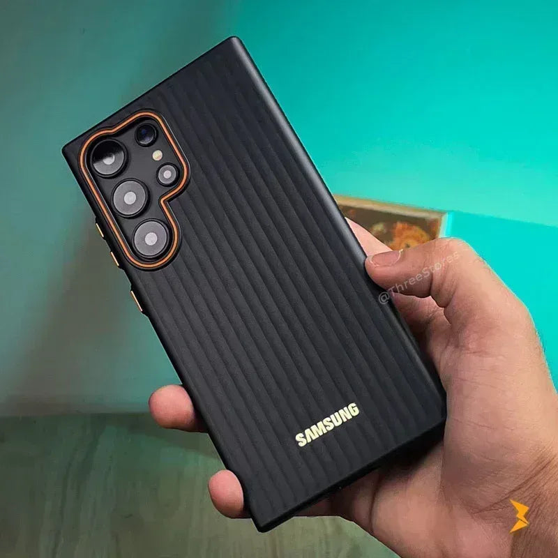 Geometric Stripes Case Samsung S25 Ultra - Three