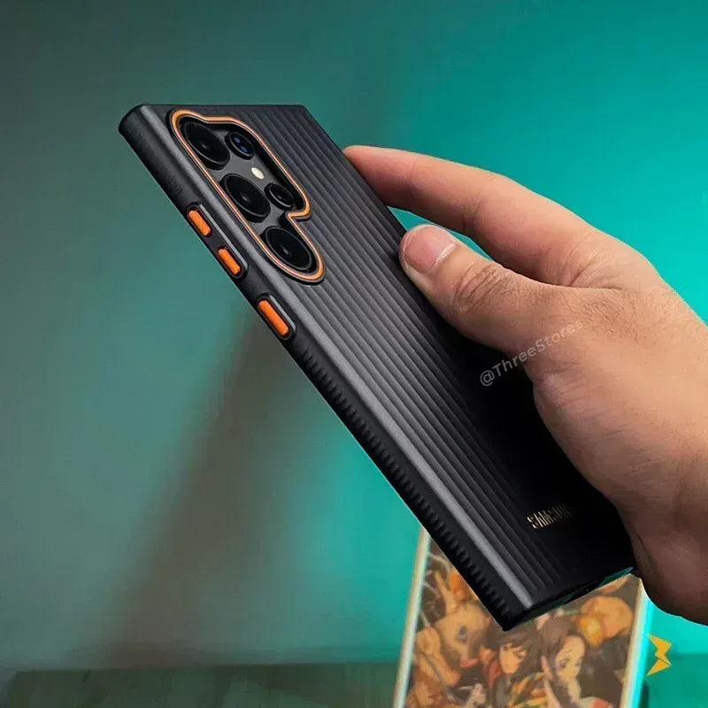 Geometric Stripes Case Samsung S25 Ultra - Three