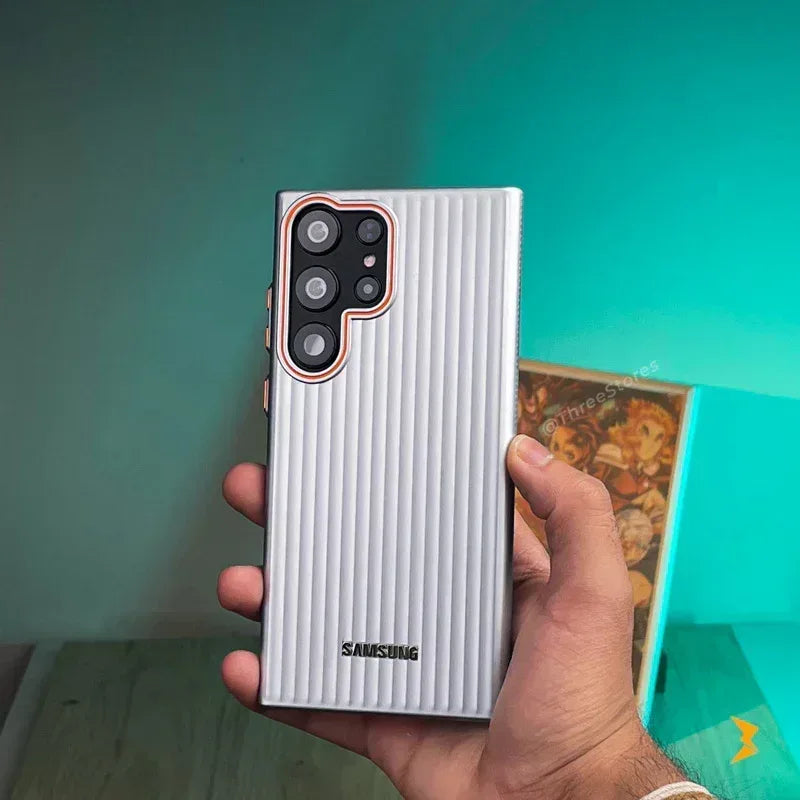 Geometric Stripes Case Samsung S25 Ultra - Three