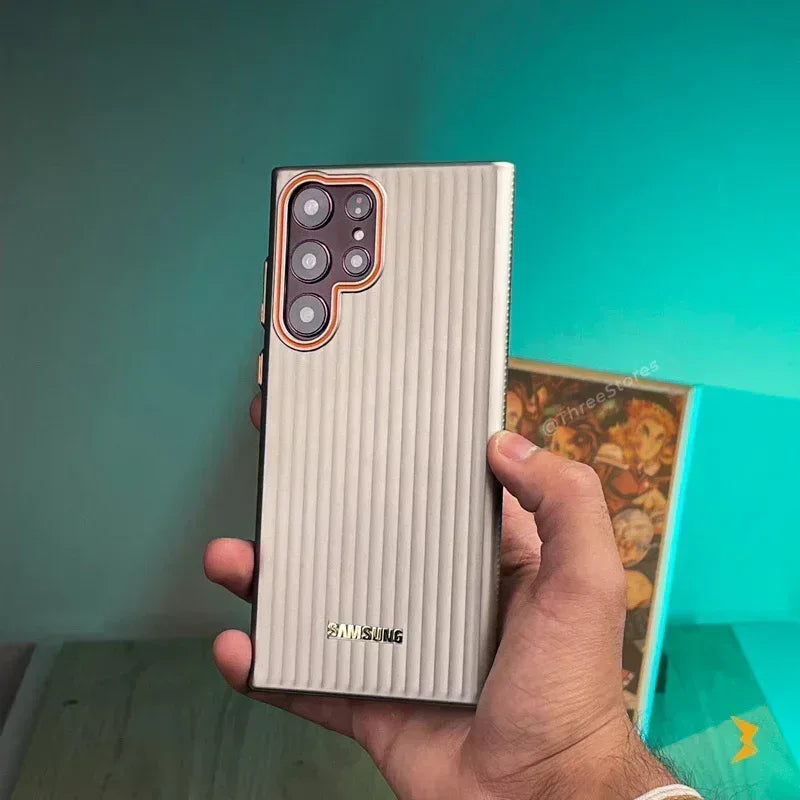 Geometric Stripes Case Samsung S25 Ultra - Three