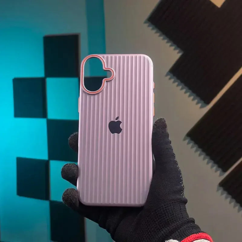 Geometric Stripes Case iPhone 16 Plus - Three