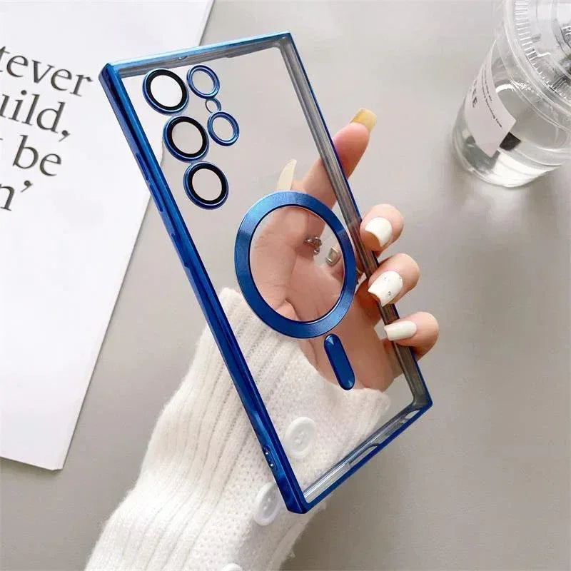 Glossy Magsafe Camera Protection Case Samsung S23 Ultra - Three